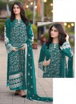 Faux Georgette Firozi Eid Wear Embroidery Work Pakistani Suit